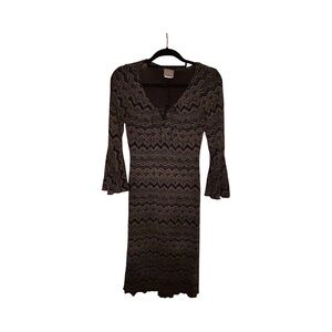 RABBIT RABBIT RABBIT Multicolor Sparkle Long Sleeve Dress